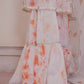 White Satin Georgette Floral Gharara Suit
