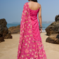 Pink Floral Printed Sharara Suit