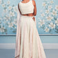 Soft Pastel Multicolor Thread Embroidered Lehenga