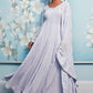 Periwinkle Thread Embroidered Anarkali