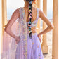 Periwinkle Embellished Crop Sharara Set