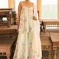 Light Green Embellished Chinon Sharara Suit